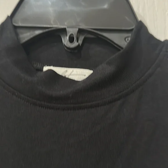 Glitz size M faux turtleneck,  cold shoulder shirt sleeve dress - Picture 3 of 5